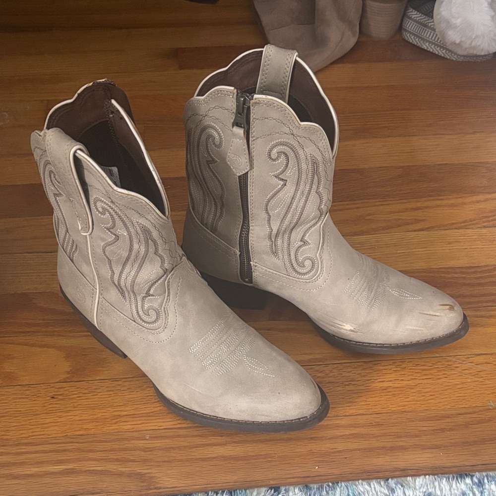 Durango Women's Western Ankle Boots - Light Brown
